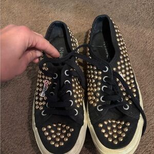 Superga Studded Sneakers 7.5